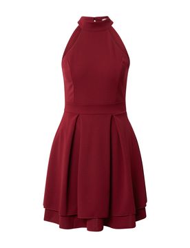 WAL G. Vestido rojo vino