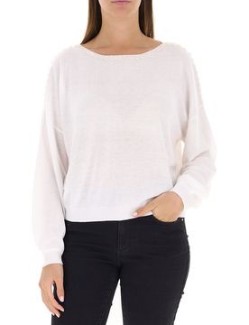 KOCCA Maglia con inserti PANNA XS