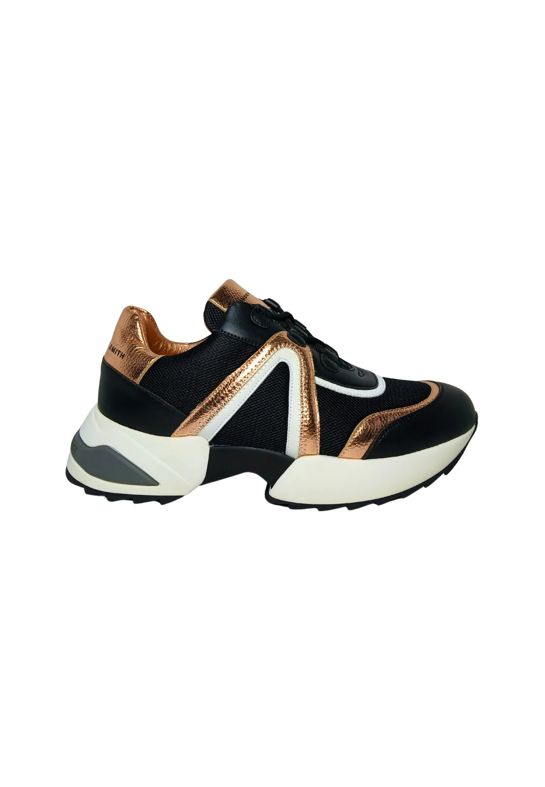 Scarpe Donna Sneakers Marble Woman, Black Copper - Alexander Smith - FashionsVida