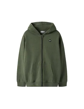 Felpa da ragazzo NKMVIMO verde scuro 134-140 - Name it - FashionsVida