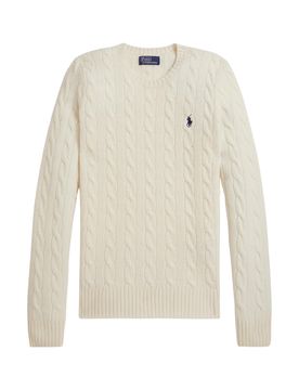 Rib-Knit Crew Neck Sweater for Women - Size S