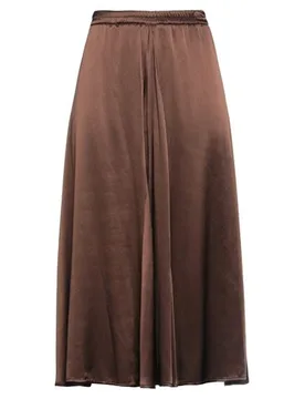 Midi-Rock Damen Schokobraun 36,40 Damen - ALPHA - FashionsVida