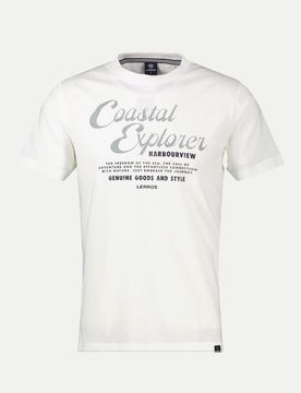 Lerros T-Shirt Serafino Weiß XXL