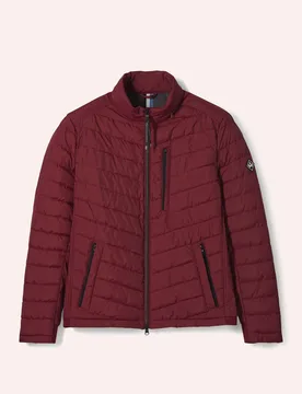 Klima Leichtsteppjacke, normale Größen#untersetzte Größen, Farbe Rot, 56, funktionelle Sorona-Füllung extra leicht Herren - Walbusch - FashionsVida