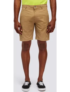 Bermuda cargo bolsillo trasero con cremallera tricolor - Sundek - FashionsVida