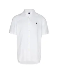 POLO Leinenhemd weiss S herren