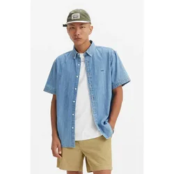 Camicia A Maniche Corte Authentic Med Indigo / Flat Finish M