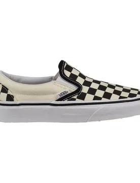 Baskets Sans Lacets Classic Black And White Checker / White EU 34 1/2 Homme - Vans - FashionsVida