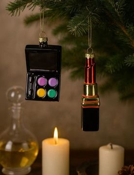 Set di 2 palline di Natale - multicolor