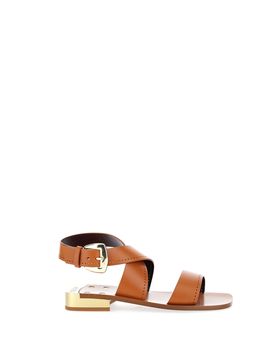 TRULYP Sandali in pelle MARRONE 36