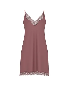 Nachthemd - Sleepshirt PURE SHINE java marron clair L - Mey - FashionsVida