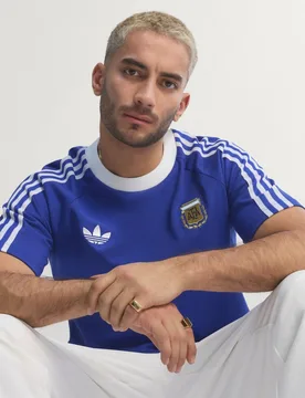 T-shirt Originals Argentina XL Lucid Blue - Adidas - FashionsVida