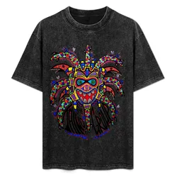 The Taino Group Vejigante T-Shirt Abstract Pattern Print Top