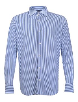 Camicia Bacchettata In Tessuto Stretch