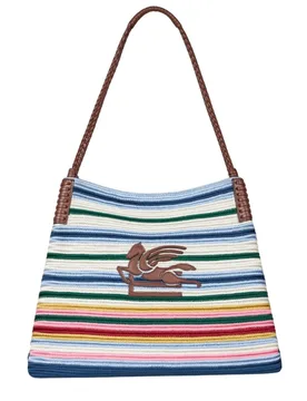 Borse a spalla donna - shopping libra m trimming - multicolore - ETRO - FashionsVida
