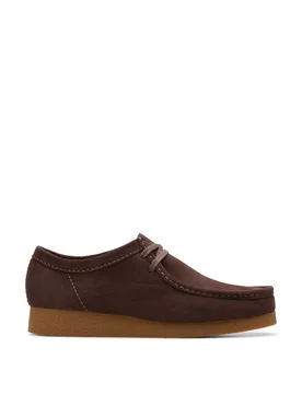 Suede Lace Up Walking Shoes Dark Brown male - Clarks - FashionsVida