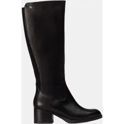 Botas piel elásticos