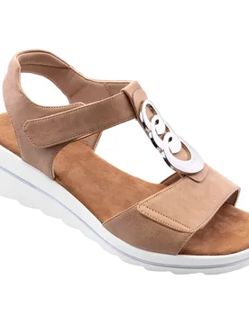 Klett-Sandale "Elegant" braun 38 Damen - wonderwalk - FashionsVida