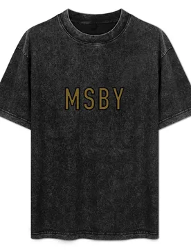 MSBY Black Jackal Letters T-Shirt Daily Wear Plain Short Sleeve Shirt - Aliexpress - FashionsVida