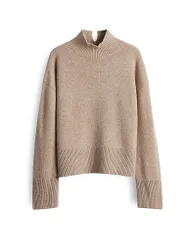 Jersey de cachemira TENNI marrón claro S