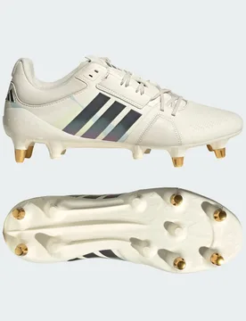 SCARPE DA RUGBY RS15 AVAGLIDE PER TERRENI NATURALI MORBIDI 40 2/3 Off White / Grey Five / Off White - Adidas - FashionsVida