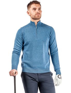 Layer Chester 1/2-Zip, blau l