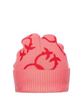 Cappello di berretto logo-jacquard
