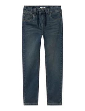 Pantaloni Robin Denim 35 Vintage Dark Blue Denim 12 Anni - Name it - FashionsVida
