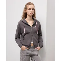 Sudadera capucha abierta hoodie