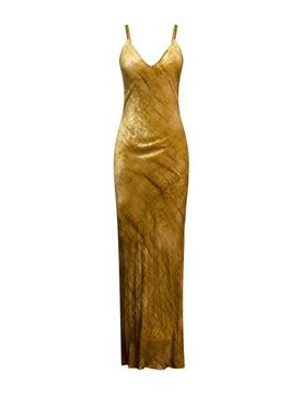 Vestido largo Mujer Verde lima 36,38,40 Mujer
