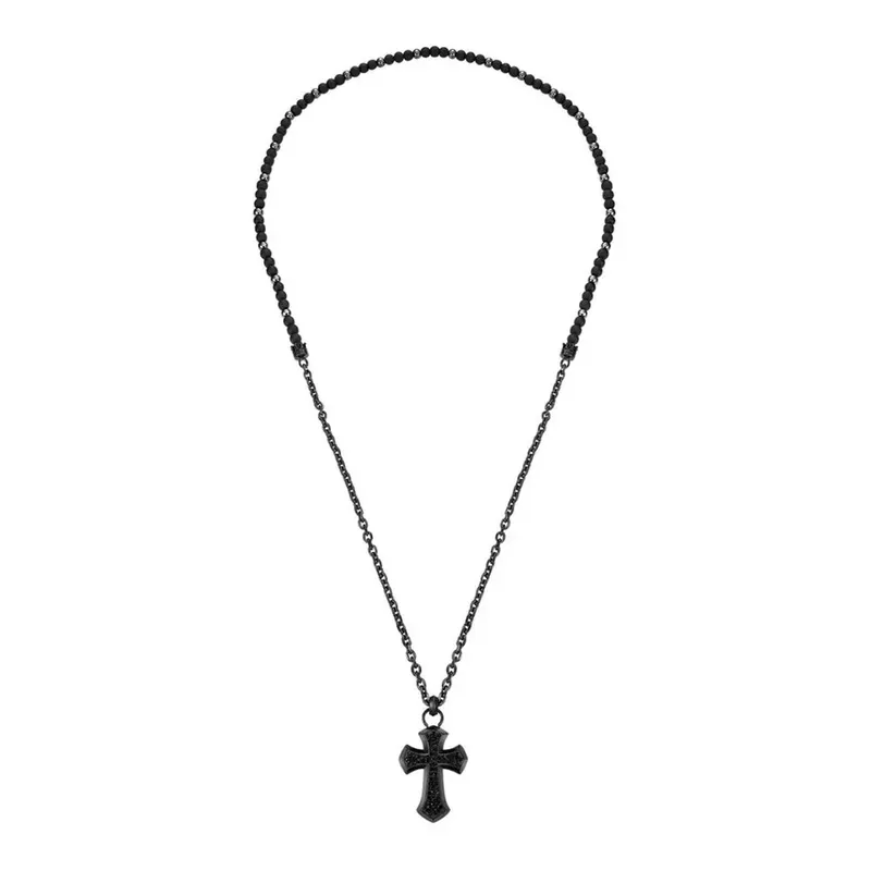 Police Collana Affix Black One Size