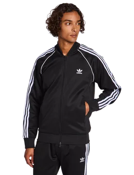 Superstar Men Track Tops - Black - Size - Black - Size: Extra Small - Adidas - FashionsVida