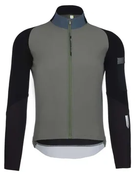 Maglia A Maniche Lunghe Hybrid Que Olive Green - Q36.5 - FashionsVida