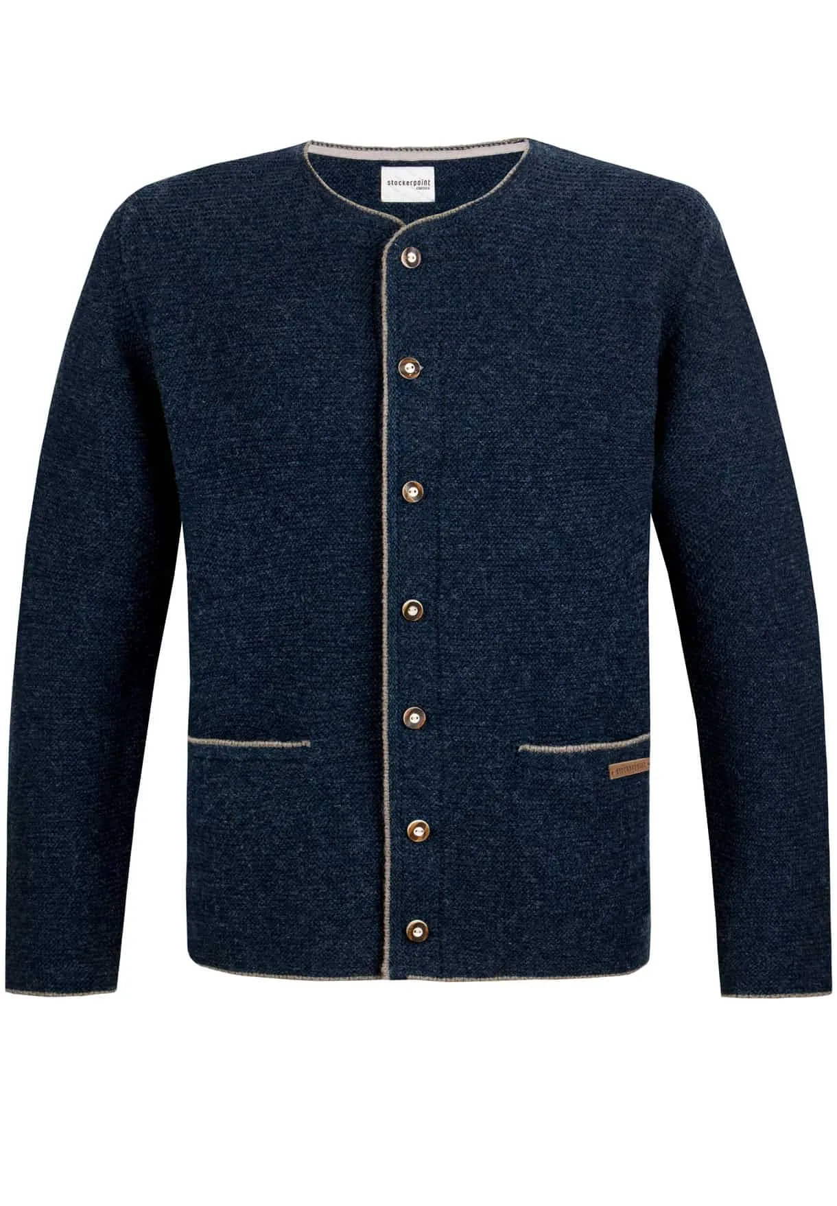 Trachtenstrickjacke Castello (enzian, Gr. 44) von Classics für Herren, Oberteile, 50% Wool, 50% Polyacryl - Stockerpoint - FashionsVida