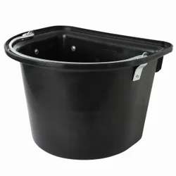 Turnierfutterkrippe mit Tragegriff, schwarz