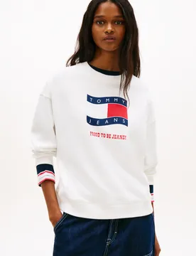 S TJW BXY WAVY FLAG CREW EXT female