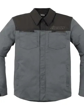 Giacca Moto Casual UPSTATE CANVAS CE Grigio taglia M - Icon - FashionsVida