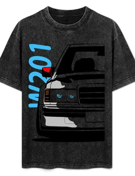 W201 190E T-Shirt Simple Line Art Print Tee - Aliexpress - FashionsVida