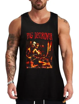 Pig Destroyer - Prowler in the Yard Tank Top Lightweight Casual Tank Top Loose Summer Sleeveless - Aliexpress - FashionsVida