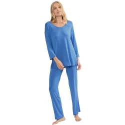 Pijama de manga francesa de tejido TENCEL™ Modal con detalles de encaje