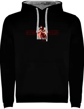 Sweat à Capuche Get A Life Two-colour - Kruskis - FashionsVida