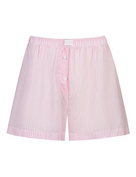 Pyjamashorts COTTON STRIPES soft pink rosa S damen