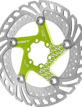 Am disco cooler flotante 180mm frenos disco bicicleta Verde (UNICA)