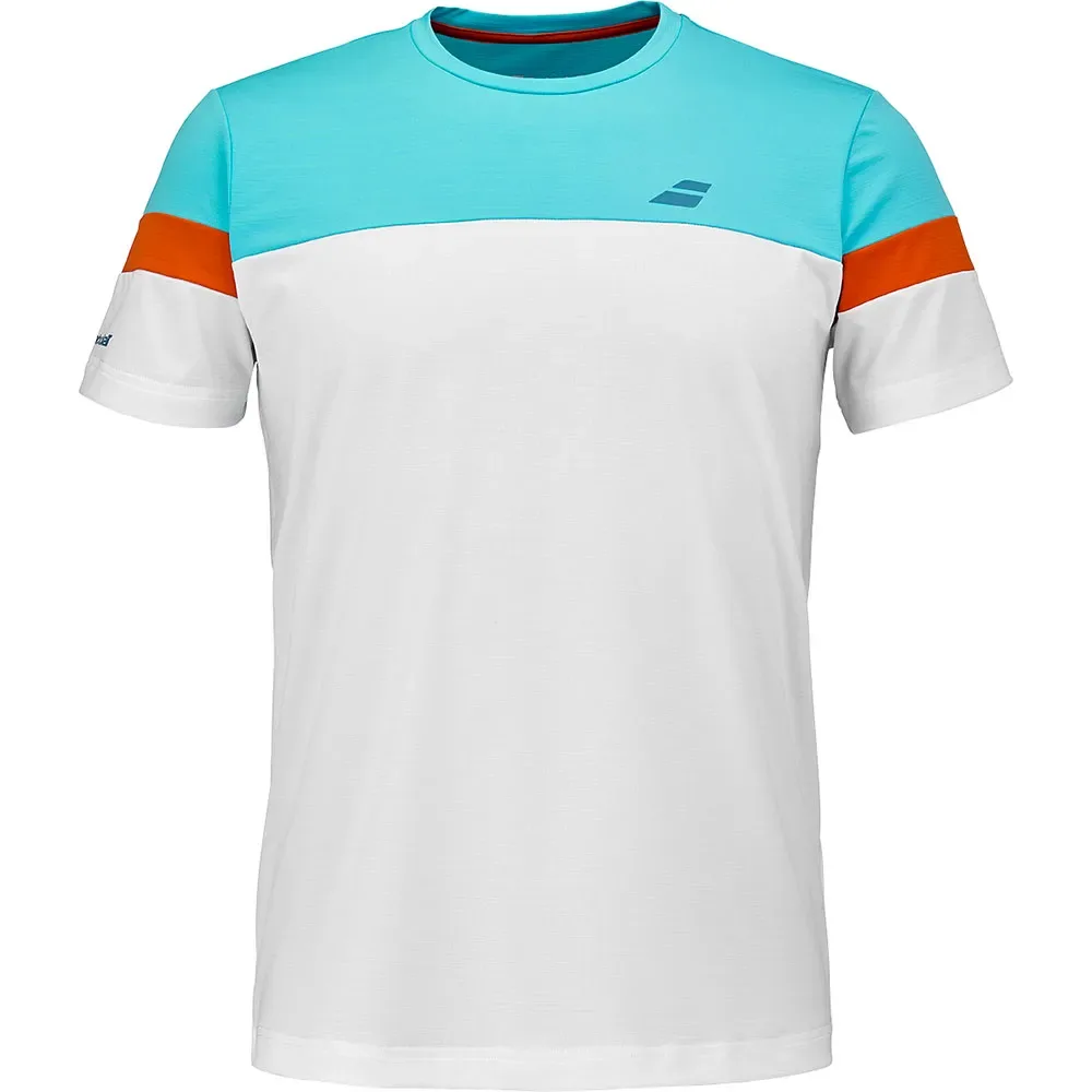 Perf Crew Neck Short Sleeve T-shirt White / White L - Babolat - FashionsVida
