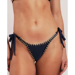 Braga de bikini con lazo lisa