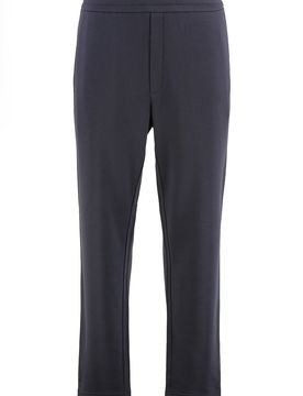 Cotton-blend Straight-leg Trousers