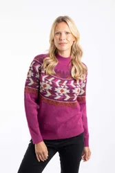 Arelia Womens Ikat Knitted Jumper - - Size: 12