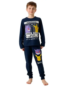 Pigiama A Maniche Lunghe Sux Pokemon Navy Blazer 11-12 Anni - Name it - FashionsVida