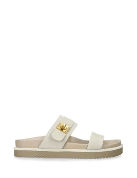 Women's 'Take Two Beige Suede' Suede Flats Size: 4 - Beige - Size: 4 - Steve madden - FashionsVida