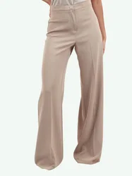 Pantalone donna tortora beige